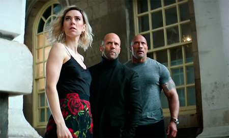 The cast of Hobbs and Shaw.